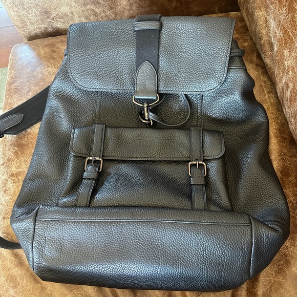 Beautiful Condition Coach Leather  Carriage Backpack - Picture 2 of 8